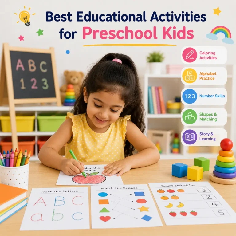 Best Educational Activities for Preschool Kids