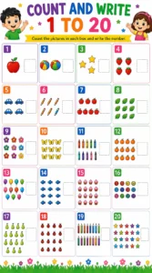 Count and Write 1 to 20