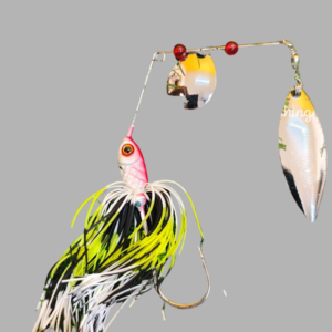 Spinnerbait Fishing Lure – Double Blade Skirted Spinner Lure