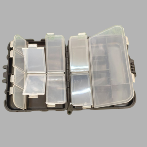 Double-Sided Fishing Tackle Box